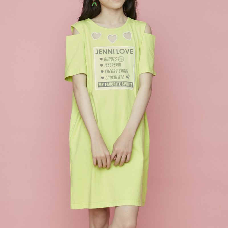 ハートチュール肩あきワンピ の商品ページ Jenni Online Shop