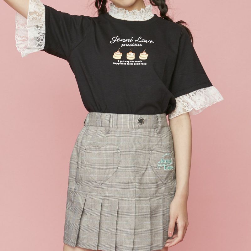 70％OFF】ネック&袖レースフリルTシャツ の商品ページ| JENNI