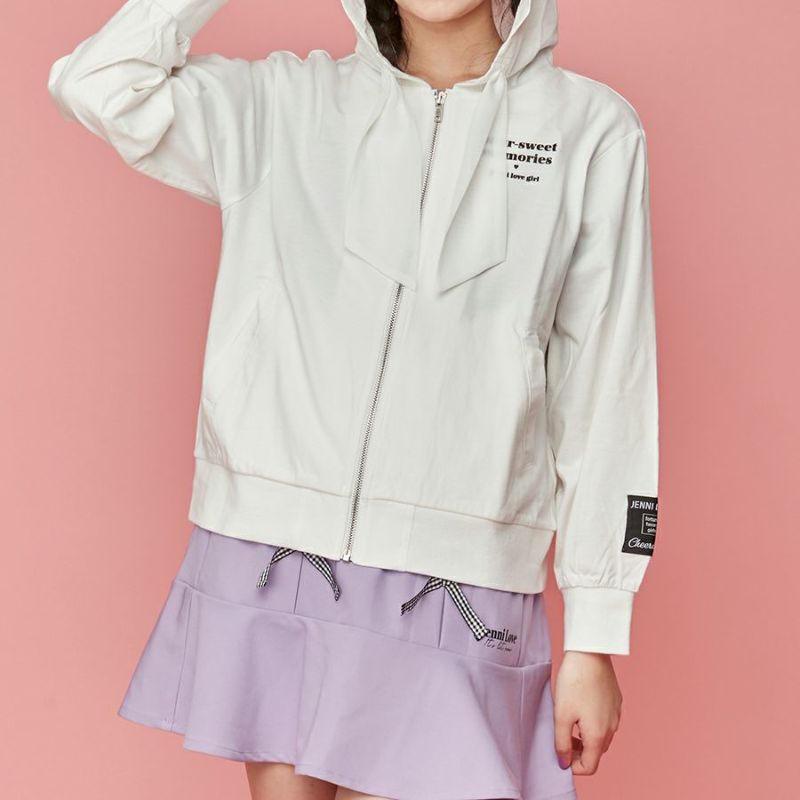60％OFF】防蚊シフォンリボンZIPパーカー の商品ページ| JENNI