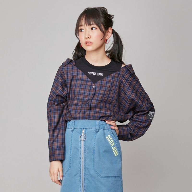 肩あきドッキングシャツ の商品ページ| JENNI Online Shop