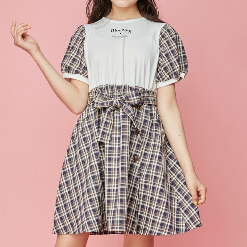 60％OFF】ドッキングチェックワンピ の商品ページ| JENNI Online
