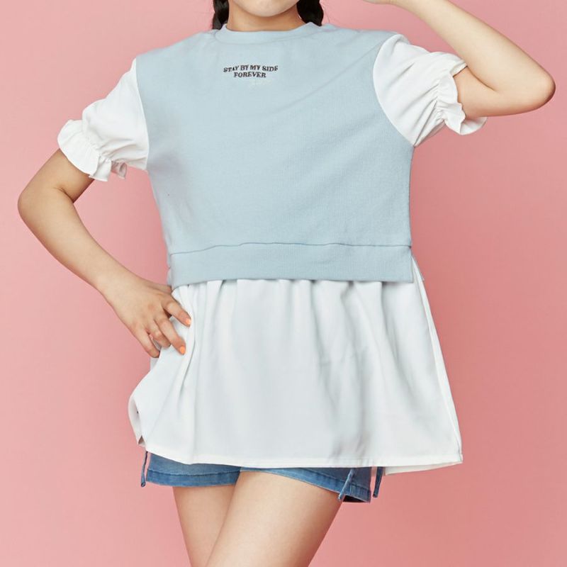 60％OFF】ベスト風ドッキングチュニック の商品ページ| JENNI