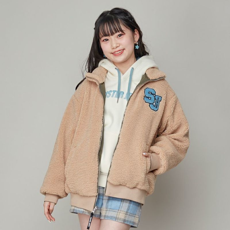 タフタ×ボアリバーシブルブルゾン の商品ページ| JENNI Online Shop