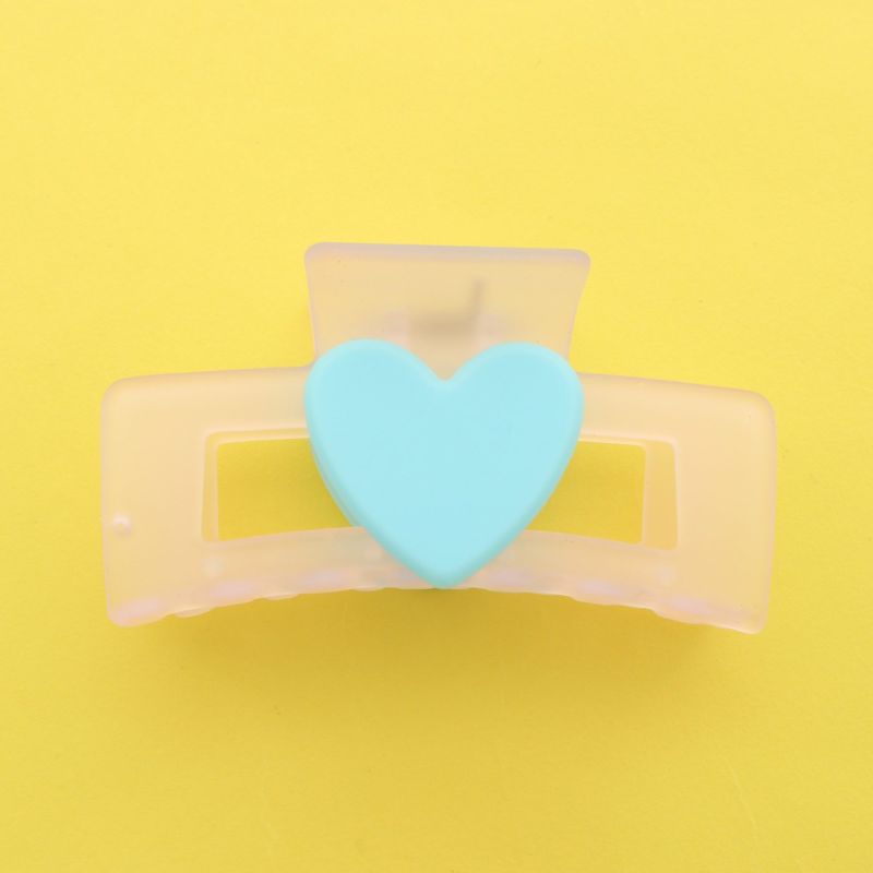 カラフルハートデザインヘアクリップ PRE-ORDER】Heart Hair Clip