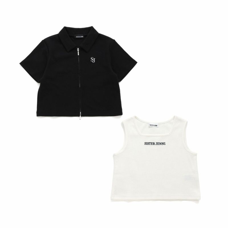 最新情報 60％OFF】【セットアイテム】襟付きリブZIPカーデ＆タンクセット 着物・浴衣