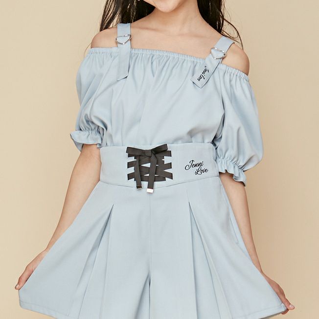 50％OFF】【セットアップ対応】ハートバックル2wayトップス の