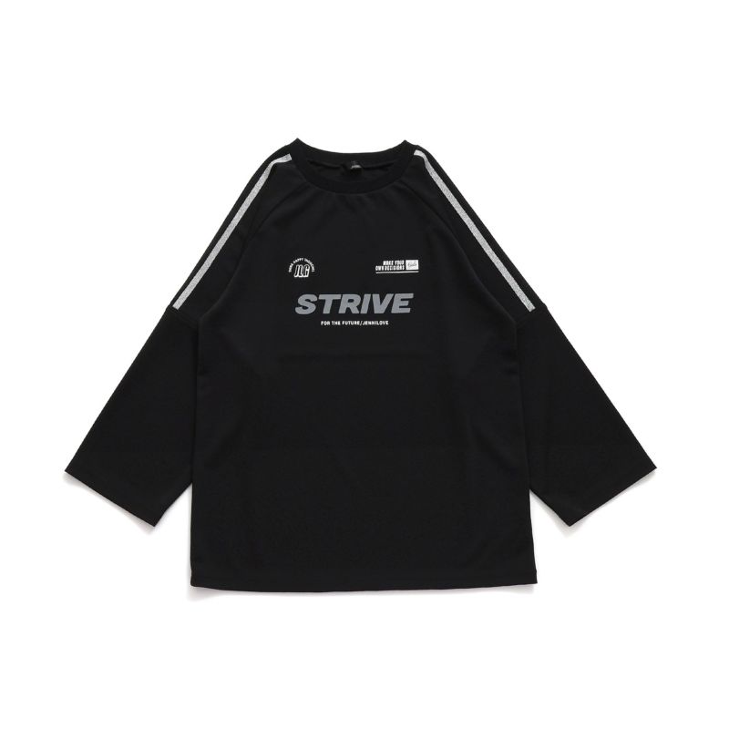 期間限定53%OFF】ラメラインゲーミングロング丈ロンT の商品