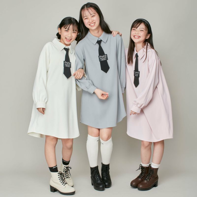 ネクタイ付きシャツワンピ の商品ページ| JENNI Online Shop