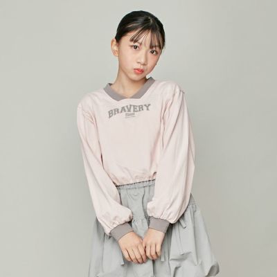 すそドロストユニフォーム風短丈ロンT の商品ページ| JENNI