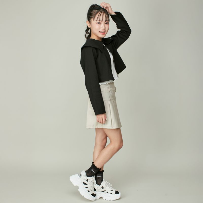 えり付きダブルZIPテレコカーデ の商品ページ| JENNI Online Shop