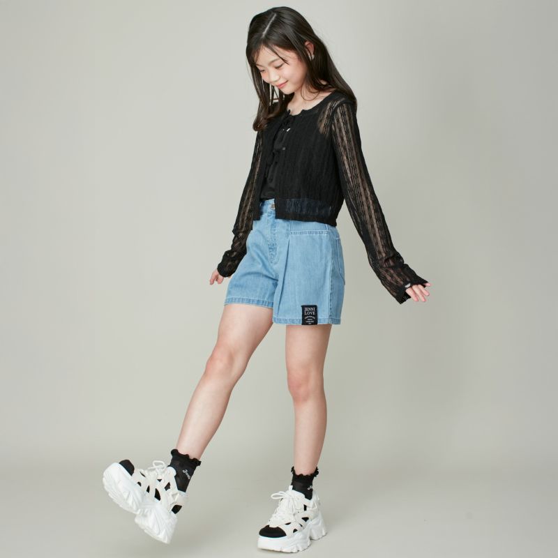VALE FOREVER デニムショートパンツ 30 ウエスト調整可能