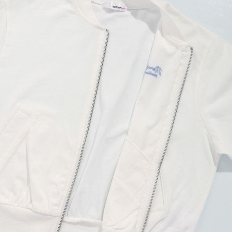 配色ししゅうZIPブルゾン の商品ページ| JENNI Online Shop