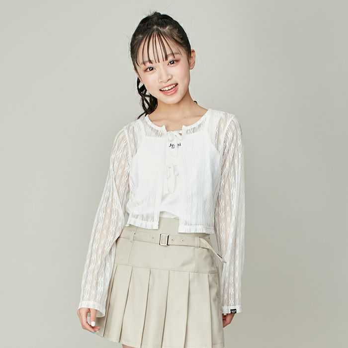 リボン半袖レースカーディガン – WEGO ONLINE STORE