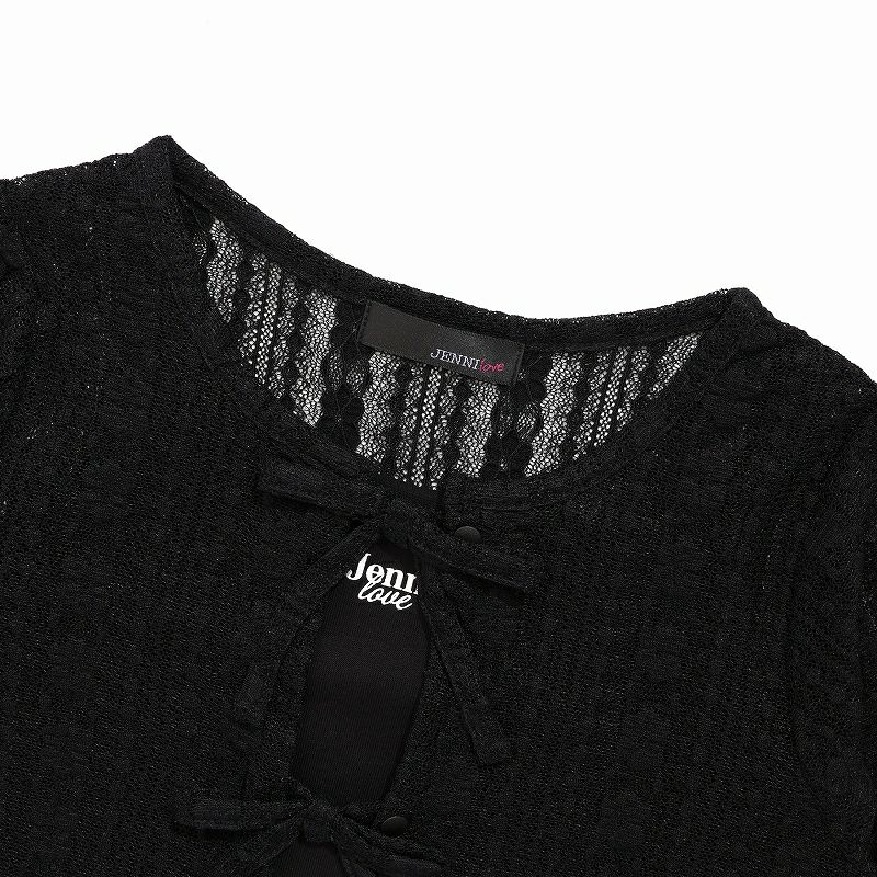 セットアイテム】キャミ付きリボンレースカーディガン の商品