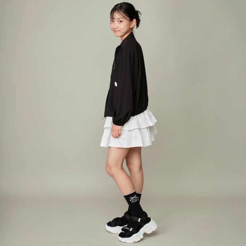 ☆韓国の人気☆【GROVE】☆22FW TONY JUMPE.R☆ブルゾン☆ 裾ドロストセミシアーWZIPブルゾン の商品ページ| JENNI Online Shop