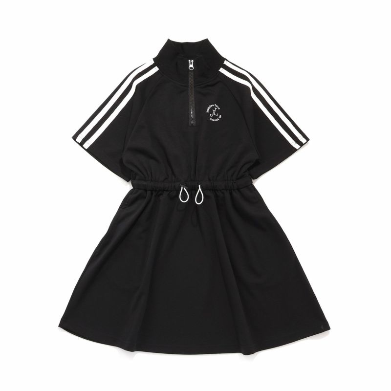joieve sherbet onepiece ブラック ハーフZIPそでライントラックワンピ の商品ページ| JENNI Online