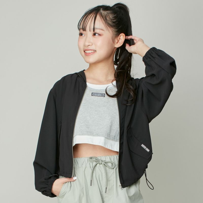 期間限定15%OFF】セミシアーすそドロストZIPパーカー の商品