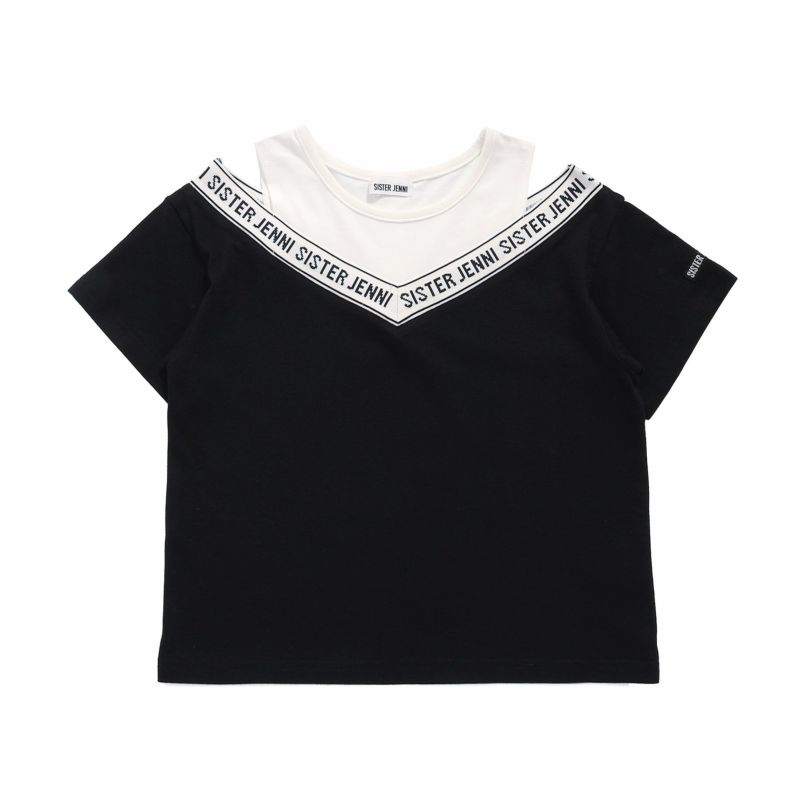 肩あきレイヤード風ロゴTシャツ の商品ページ| JENNI Online Shop