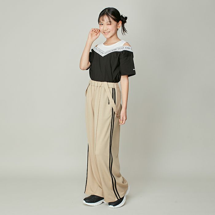 肩あきレイヤード風ロゴTシャツ の商品ページ| JENNI Online Shop