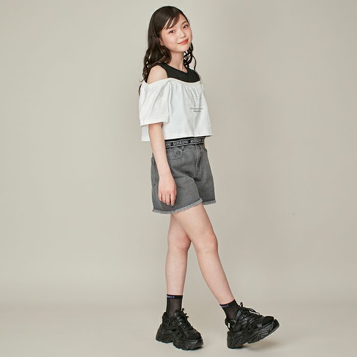 ハンドメイドあきt フォートゥースリーデザインズ 084 ブラック｜面ファスナー付き