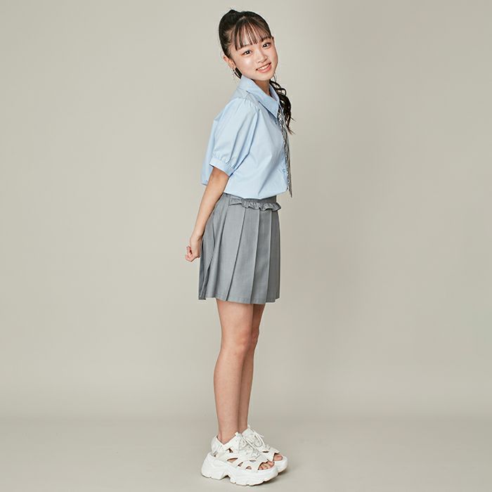 NOLLEY'S｜パフスリーブ半袖シャツブラウス | Rakuten Fashion
