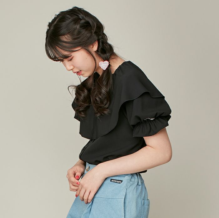 ケープえりブラウス の商品ページ| JENNI Online Shop