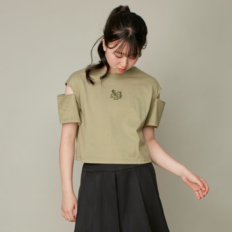 肩あきロゴししゅうTシャツ の商品ページ| JENNI Online Shop