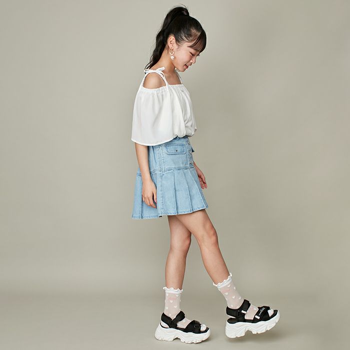 美品☆デニム&ダンガリー☆シーチングスカート☆140サイズ 楽天市場】【サマーセール☆50%OFF】【夏新作】デニムスカート